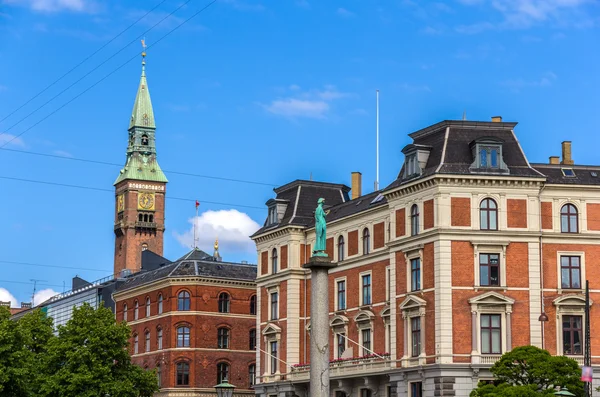 Byggnader i Köpenhamn centrum - Danmark — Stockfoto