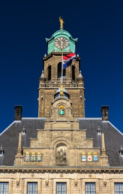 Hollanda rotterdam belediye binasının ayrıntıları