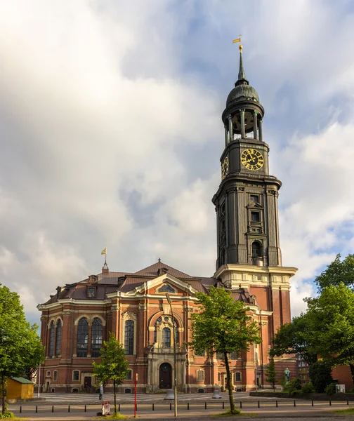 St. michaelis church in hamburg, Duitsland — Stockfoto