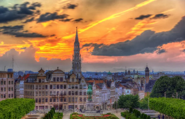 Vista del centro de Bruselas —  Fotos de Stock