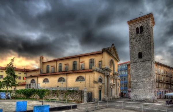 Chiesa di Uznesenja Blazene Djevice Marije a Fiume, Croatie — Foto Stock