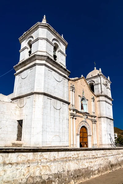 San Pedro de Alcantara Church in Cabanaconde, Peru — Stock Photo, Image