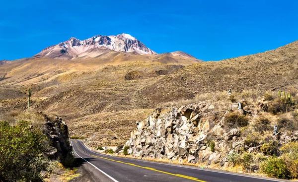 Road Arequipa - Куско в Андах, Перу — стоковое фото