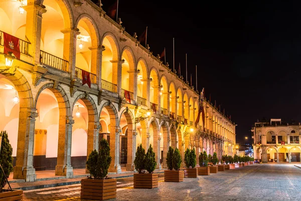Palácio Municipal de Arequipa, Peru — Fotografia de Stock