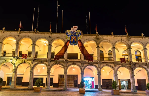 Istana Munisipal di Arequipa, Peru — Stok Foto