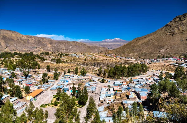 Paisaje urbano de Chivay en Perú —  Fotos de Stock