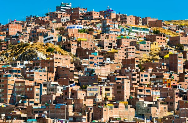 Casas típicas en Puno, Perú — Foto de Stock
