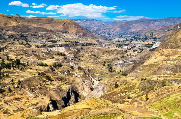 Krajobraz kanionu Colca w Peru — Zdjęcie stockowe