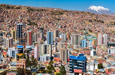 Cityscape La Paz, Bolivya