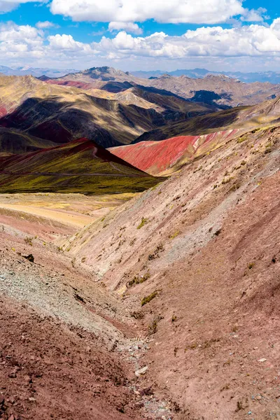 Palccoyo Rainbow Mountains in Peru — Fotografia de Stock