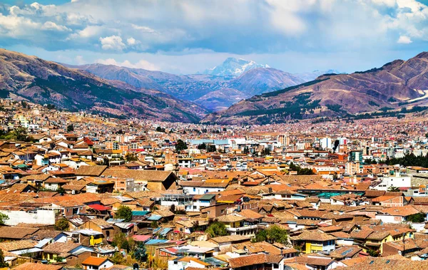 Cusco légi kilátása Peruban — Stock Fotó