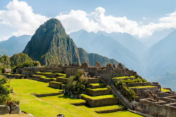 Machu Picchu Inca ruïnes in Peru, Zuid-Amerika — Stockfoto