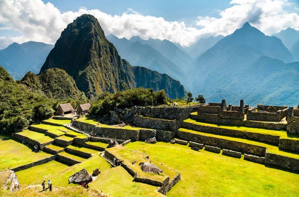 Ruinas de Machu Picchu Inca en Perú, América del Sur —  Fotos de Stock