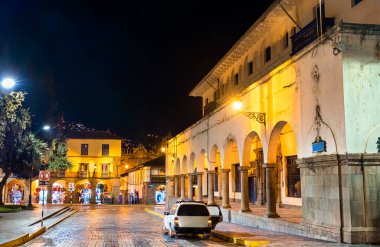 Peru 'daki Cusco' nun geleneksel mimarisi