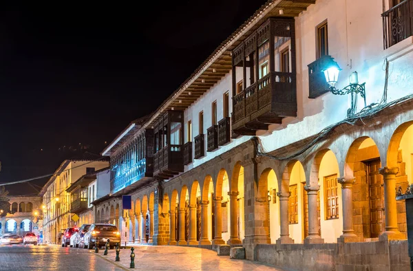 Traditionell arkitektur i Cusco i Peru — Stockfoto