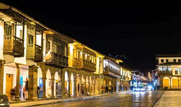 Traditionell arkitektur i Cusco i Peru — Stockfoto