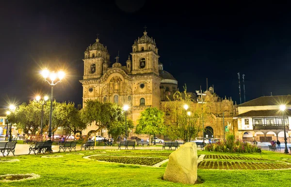 Iglesia de la Compañía de Jesús en Cusco, Perú —  Fotos de Stock