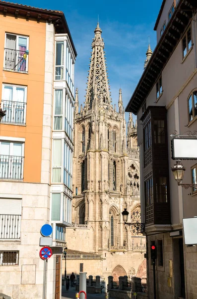Cathedral of Saint Mary of Burgos in Spain — Stock Photo, Image