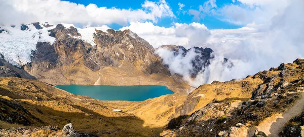 stock image Lake at the Huaytapallana mountain range in Huancayo, Peru