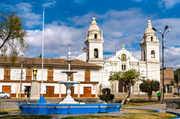 Kostel Jauja, oblast Junin v Peru — Stock fotografie