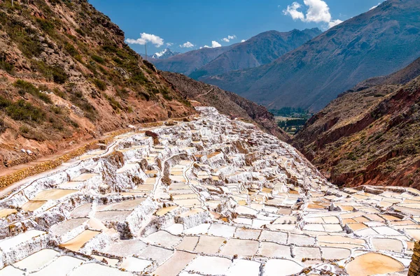 Соляные шахты Мараса в Перу — стоковое фото