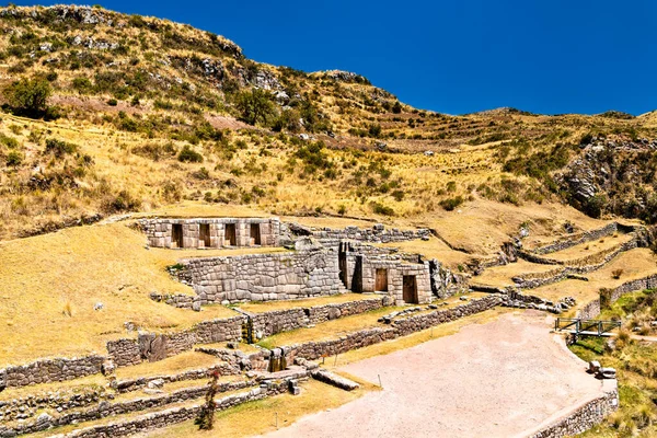 Tambomachay Inca ruins near Cusco in Peru — стоковое фото