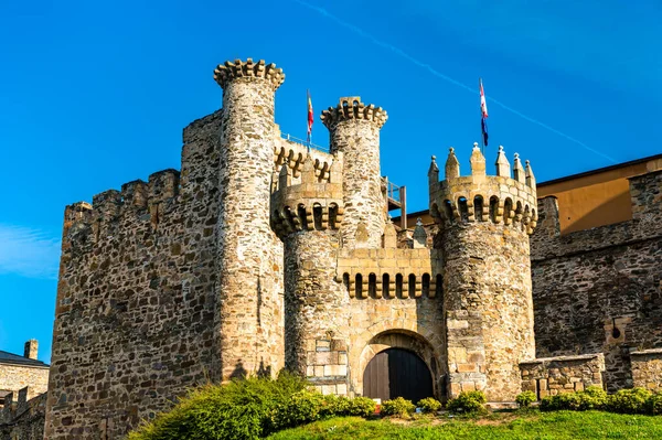 Замок Тамплиеров в Понферрада, Испания — стоковое фото