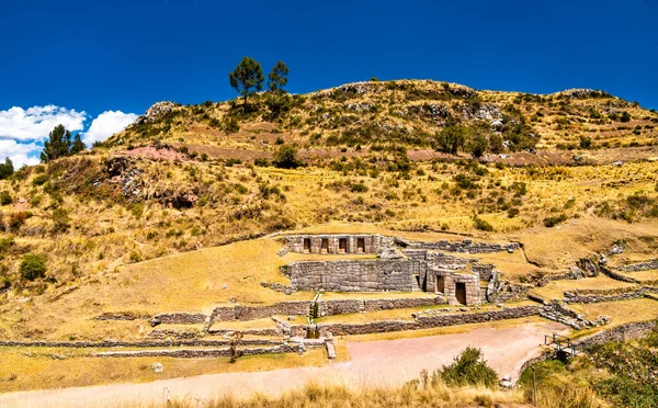 Ερείπια Tambomachay Inca κοντά στο Cusco στο Περού — Φωτογραφία Αρχείου