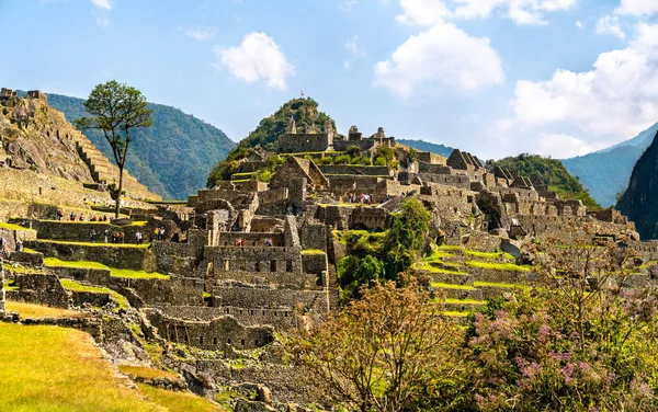 Oude Inca stad Machu Picchu in Peru — Stockfoto