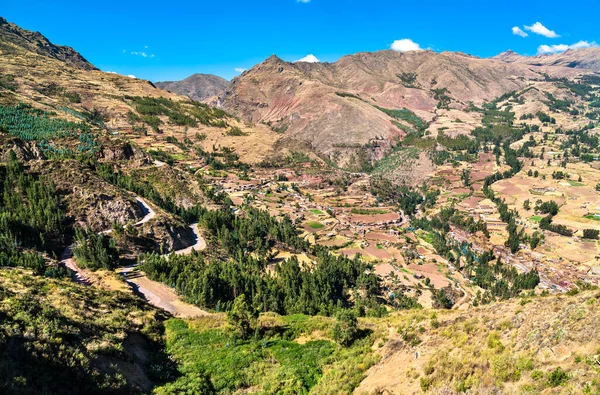 Pisac town near Cusco in Peru — Foto de Stock