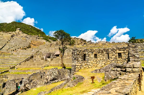 Starověké Incan město Machu Picchu v Peru — Stock fotografie