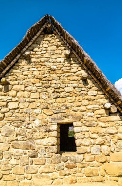 Peru 'daki Machu Picchu' daki Antik İnka evi