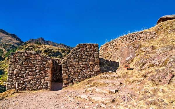 Археологический Комплекс Пизак Священной Долине Инков Перу — стоковое фото