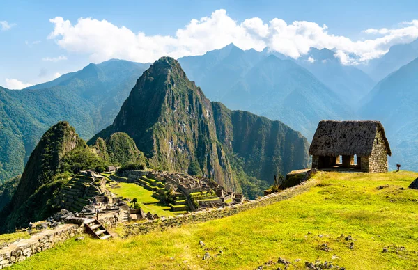 Antigua ciudad inca de Machu Picchu en Perú —  Fotos de Stock