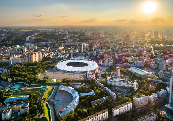 Stadion Olimpijski i twierdza w Kijowie, Ukraina — Zdjęcie stockowe