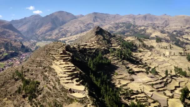Machu Pitumarca antica città Inca in Perù — Video Stock