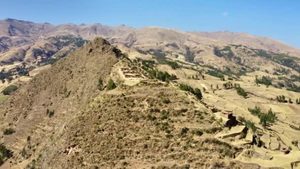 Machu Pitumarca antica città Inca in Perù — Video Stock