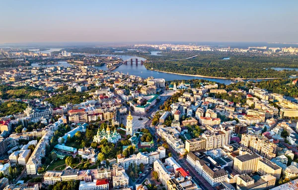 Vista da Catedral de Santa Sofia em Kiev, Ucrânia — Fotografia de Stock