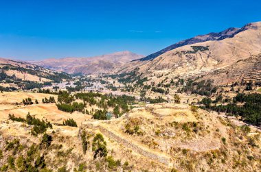 Peru 'daki Machu Pitumarca antik İnka kasabası