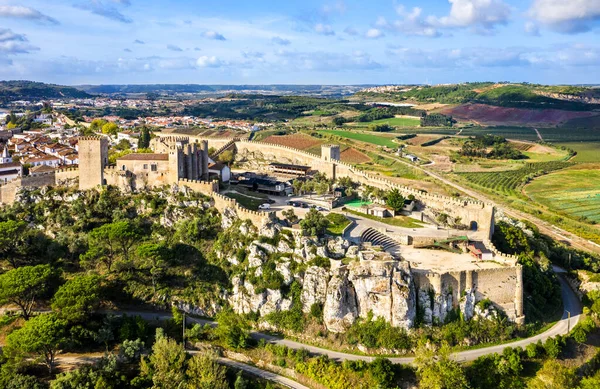 Castillo de Obidos, una ciudad fortificada medieval en Portugal — Foto de Stock