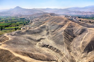 Peru 'daki Palpa' nın coğrafya ve çizgileri