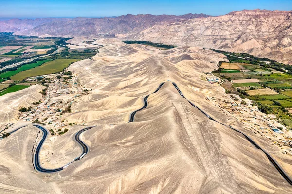 Geoglifos y líneas de Palpa en Perú — Foto de Stock