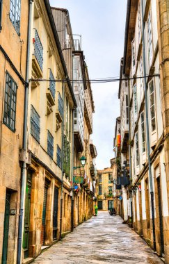 İspanya 'da Santiago de Compostela' nın geleneksel mimarisi