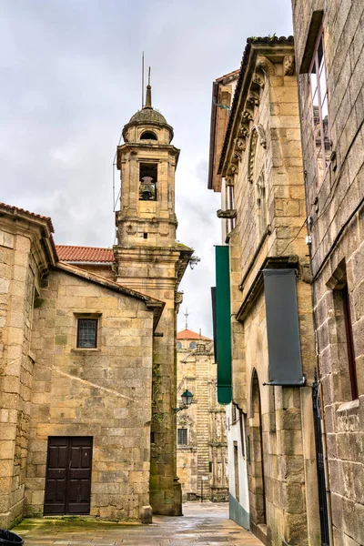 İspanya 'da Santiago de Compostela' nın geleneksel mimarisi — Stok fotoğraf