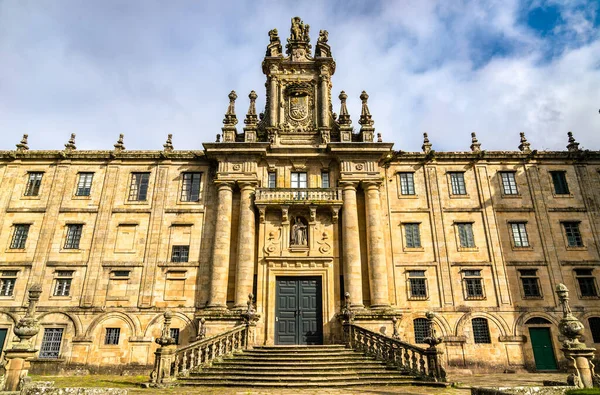 San Martin Pinario Monastery in Santiago de Compostela, Spain — Fotografie, imagine de stoc