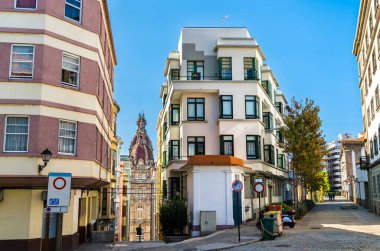 A Coruna, İspanya 'da geleneksel mimari