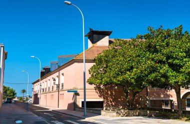A Coruna, İspanya 'da geleneksel mimari