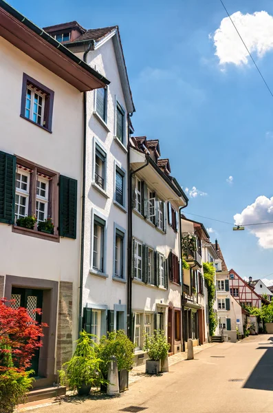 Traditional Architecture Old Town Basel Switzerland — 스톡 사진