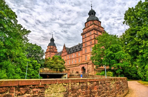 Johannisburg Castle Aschaffenburg Franconia Bavaria Germany — Stock Photo, Image
