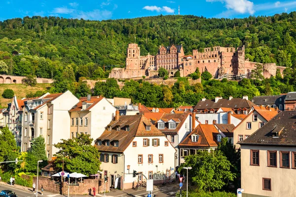 View Heidelberg Its Castle Baden Wurttemberg Germany — Stock fotografie